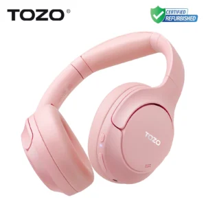 Hi-Res Over Ear Headphones with Mic Hybrid Active Noise Cancelling